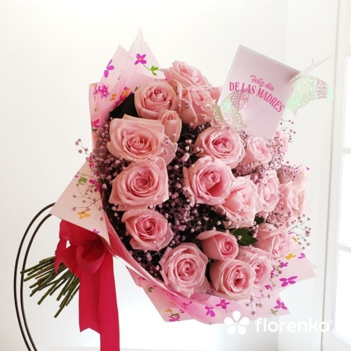 Hermoso ramo de rosas premium