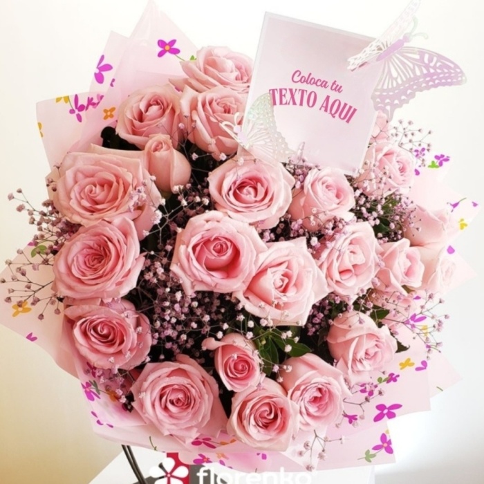 Hermoso ramo de rosas premium
