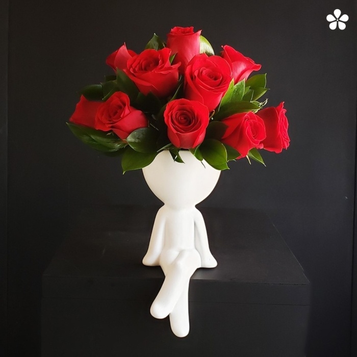 Mr. robert con rosas premium