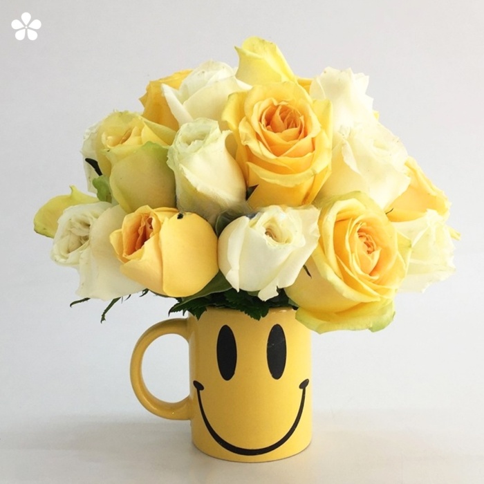Taza de rosas